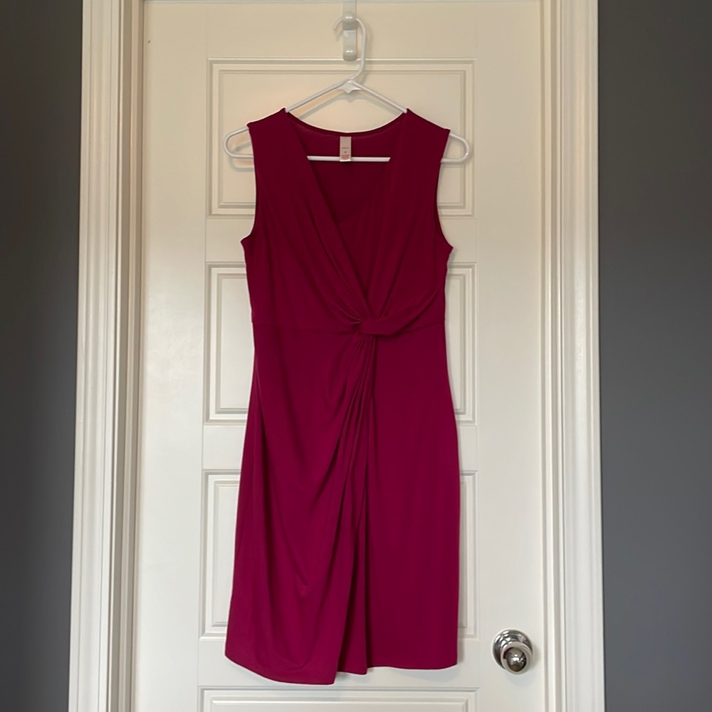 Merona pink dress with knot detail